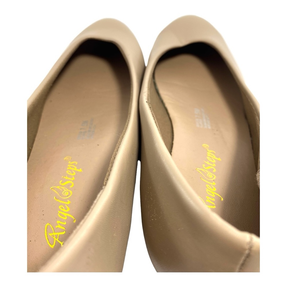 Angel Steps Dress Wedge Tan Size 7.5M Shoes - Picture 4 of 8